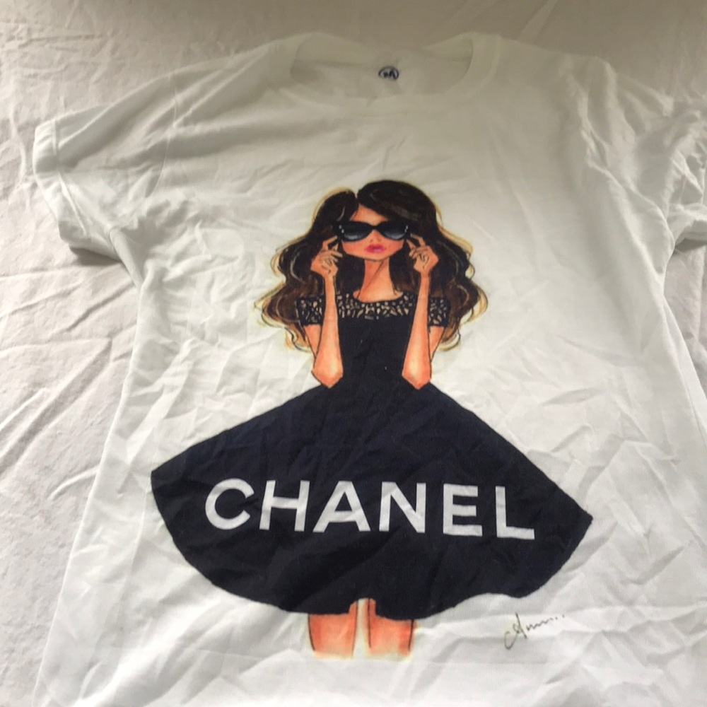 Handmade printed t shirt vintage